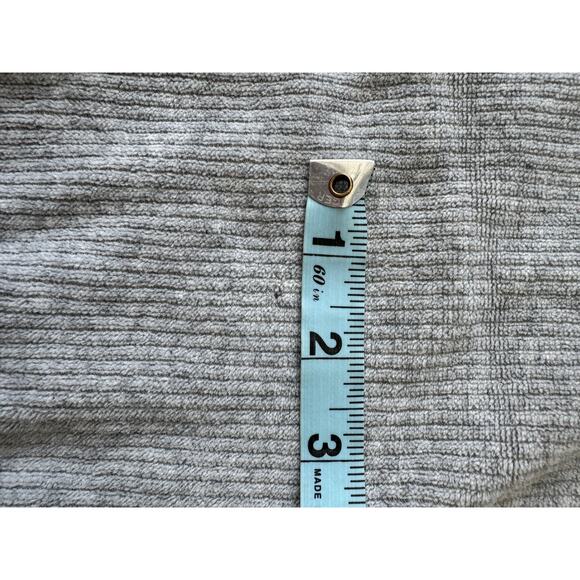 Quiksilver Mens Sweatshirt, size Large, Thermal Hooded Gray w/ Plaid hood - Picture 5 of 13